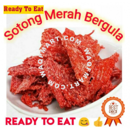 Free 1 pack - HALAL -  Sotong Merah Bergula / Dried Red Cuttlefish with sugar