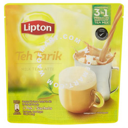 Lipton Teh Tarik Milk Tea Latte Instant Tea Mix 12 Sachets x 21g (252g)