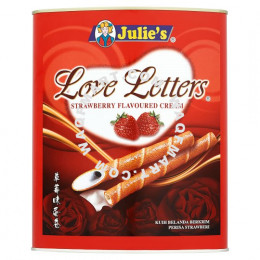 Julie's Love Letters Strawberry Flavoured Cream 700g
