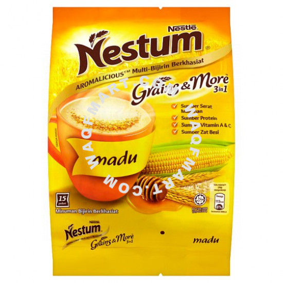 Nestlé Nestum Honey Grains & More 3 in 1 15 x 28g