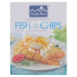 Pacific West Fish & Chips Fillets 500g