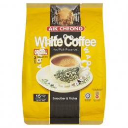 Aik Cheong Original 3 in 1 Instant White Coffee Creamer Sugar 15 Sachets x 40g (600g)