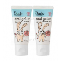 Buds OralCare Organics Oral Gel for Baby Teeth and Gum Twin Pack (30mlx2)