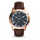 Fossil FS5068 Grant Brown Leather Analog Chronograph Men Casual Watch