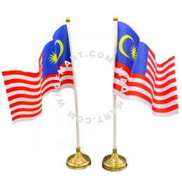 National Flag Of MALAYSIA Set ( Stand Type )