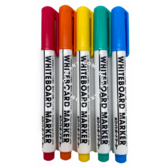 Whiteboard Marker Pens - 5 Colours