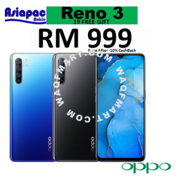 Oppo Reno 3 Pro 8GB+256GB/Reno 3 8GB+128GB (10% Shopee CashBack) Oppo Malaysia Warranty