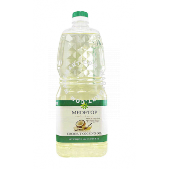 Medetop-Coconut Cooking Oil (2 Liter)
