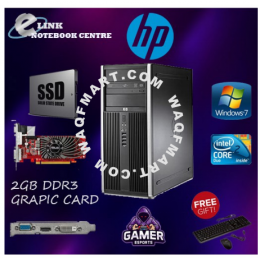 GAMING DESKTOP HP COMPAQ 6000 TOWER DESKTOP / INTEL C2D / 512MB GRAPHIC CARD / 4GB RAM / 500GB HDD / 19''-22'' LCD