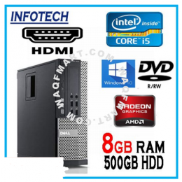 Dell optiplex i5 3rd gen , 500GB , 8GB , Intel or Amd Nvidia , W10 DESKTOP PC CPU (optional i7 , i3 , i5 4th )