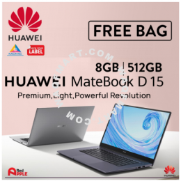 Huawei Matebook D15 AMD Ryzen™ 7 3700U Processor 15.6'' FHD Laptop Mystic Silver