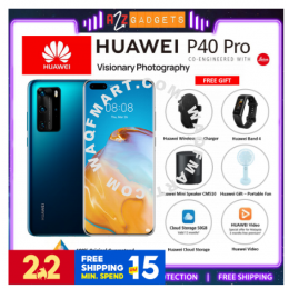 HUAWEI P40 Pro 5G Smartphone [8GB RAM+256GB ROM] + Free Gifts