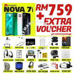 *SHIP IN 24 HRS* Huawei Nova 7i -Original Malaysia Set- Get Your RM30 Discount Using Shopee Coins