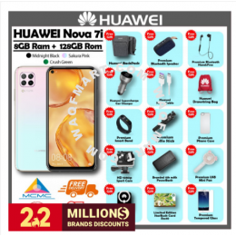 Huawei Nova 7i (8GB+128GB) Original Huawei Malaysia Set