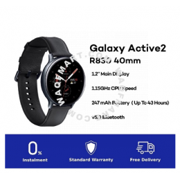 Original Samsung Galaxy Watch Active 2 Bluetooth 40MM (smartwatch) 1 year warranty with centre