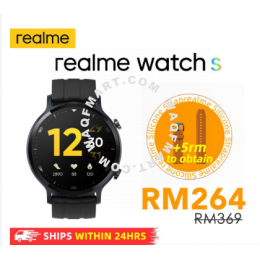 [READY STOCK][original][Global Version]realme Watch S - Smart Watch | Support Malay | Smart Life | Round Clock | Pro Touchscreen | Heart Rate | Blood Oxygen Monitor | 15-Day Battery Life