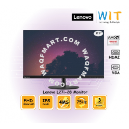 Lenovo Monitor L27i-28 - 27.0" / 4ms / 75Hz / FHD / IPS Panel / HDMI / VGA / VESA / Free-Sync