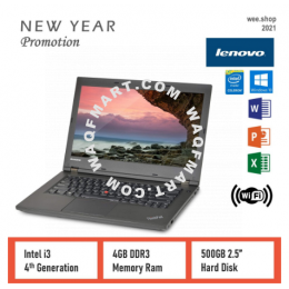 [Online Class] Lenovo Thinkpad Laptop L440 Notebook Core i3 4GB DDR3 500GB SSD Win10 Desktop PC Office Student