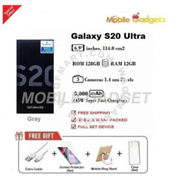 (READY STOCK & FREE SHIPPING) Samsung Galaxy S20 Ultra 5G (SM-G988) (12GB+128GB) Smartphone