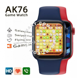 AK76 Smart Watch 1.75inch Full touch screen Bluetooth Call smart watch Music Gaming Heart rate blood pressure PK T500