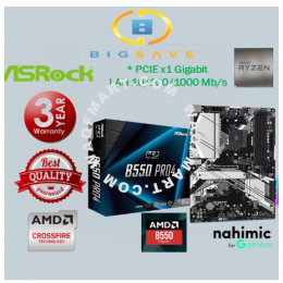 ASROCK B550 PRO4 AMD MOTHERBOARD