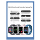【SKMEI Official】 BOZLUN T99 Smartwatch Build-in Speaker Music Playing Watch Bluetooth Speaker Watch Sport Mode Full Touch Screen For
