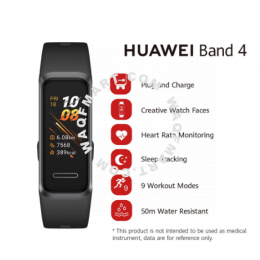 Original Huawei Band 4 Smart Band Blood Oxygen Tracker Smart Watch Heart Rate Health Monitor New Watch Faces USB plug Ch