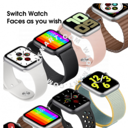 【Ready stock】W46 Smart Watch 1.75 Inch 320*385 HD Display ECG Body Temperature DIY Watch Face IP68 Waterproof Smartwatch Men PK IWO 12 Pro W26
