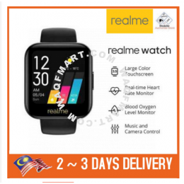 realme Watch | Color Touchscreen | 24/7 Health Assistant | Water Resistant | Smart Notifications |Music & Camera Control