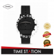 Fossil The Carlyle Gen 5 HR Black Silicone Men's Smart Watch FTW4025